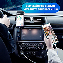 Автомобільний USB адаптер CAR USB hammer, Розгалужувач прикурювача, фото 3