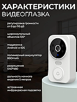 Міні Дзвінок M8 WIFI APP ULOOKA with bell, Відеодомофон, фото 2