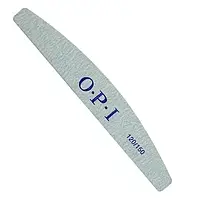 Пилочка для ногтей двусторонняя, дуга, OPI, (120/150), 1 шт