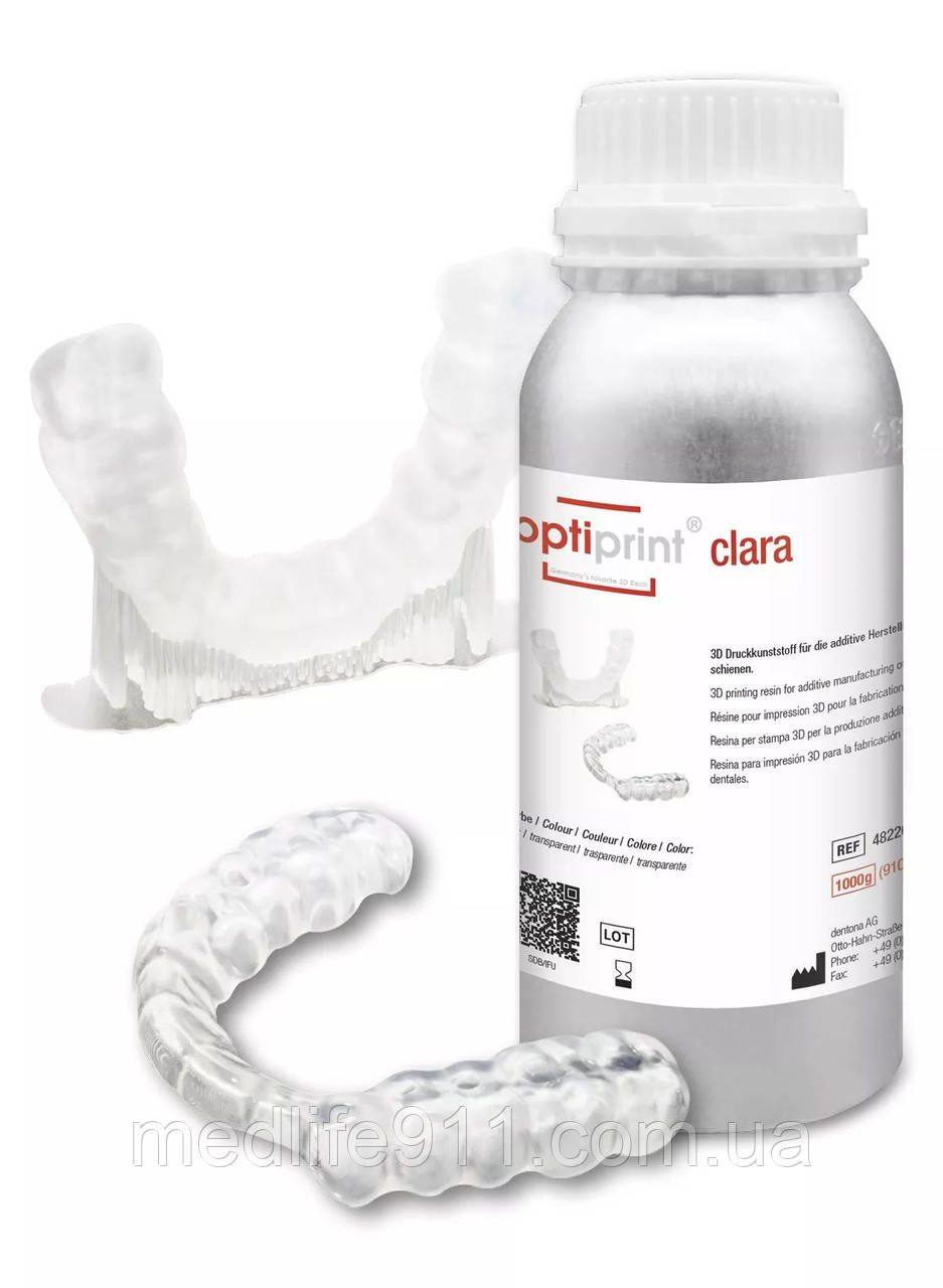 Зуботехнічна смола для 3D друку  Splint Mack4D 500 мг, Dentona