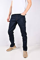 Чоловічі джинси без потертостей темно сині Турецькі чоловічі джинси класика