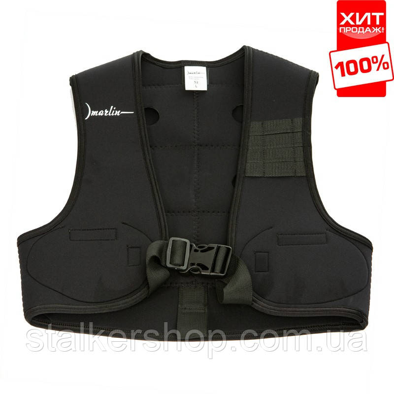 Жилет вантажний швидкознімний Marlin Vest Black 5 мм