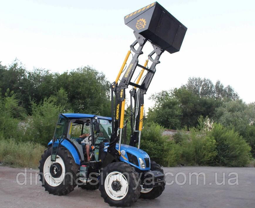 Швидкознімний фронтальний навантажувач КУН GENERAL X на трактор New Holland, фото 1