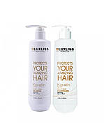 Набор Luxliss keratin smoothing Daily care (шампунь 500 мл, кондиционер 500 мл)