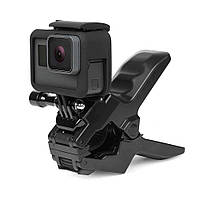 Жесткое крепление-прищепка клешня для экшн-камер GoPro держатель