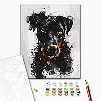 Картина по номерам "Огненная собака", "BS53929"