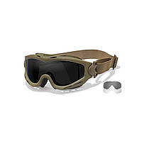 Защитная маска Wiley X Spear Two Lens w/ TAN Frame (TAN)