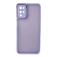 Чохол Fiji Lens для Motorola G22 бампер матовий з захистом блока камер Violet