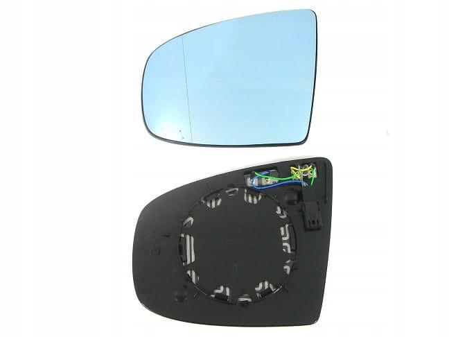 Вкладиш дзеркала лівий з обігрівом асферичний BLUE 2pin BMW X5 E70 / X6 e71