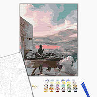 Картина по номерам "Дом в облаках", "BS51856", 40x50 см