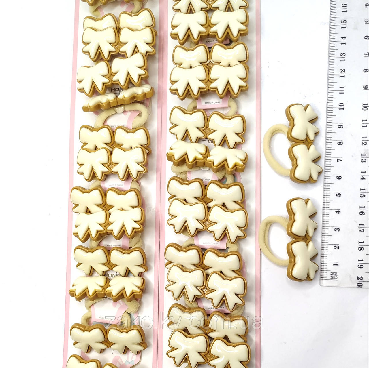 Гумки для волосся дитячі "Подвійний Бантик".