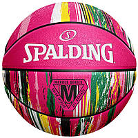 М'яч баскетбольний Spalding Marble Ball рожевий Уні 7