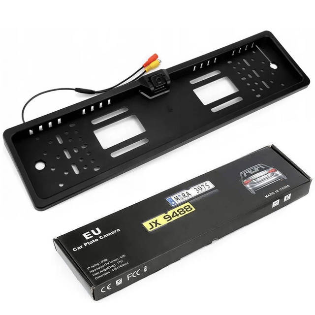 Рамка для номера с камерой заднего вида JX-9488 / Камера в рамке