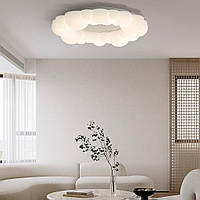 Потолочная люстра Cloud lamp D-49 см 72W 3000K-6000K White белая