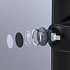 Розумний дверний біометричний замок SEVEN LOCK SL-7767BFW black (без врізної частини), фото 2