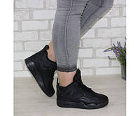 Жіночі чорні кросівки, штучна шкіра, Caroc, розмір 40, 41