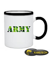 Чашка хамелеон ARMY, Размер
