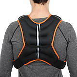 Жилет-обтяжувач із фіксованою вагою 10кг Zelart XB9300-10, фото 9