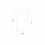 Дверний упор MVM M-47 чорний, фото 2