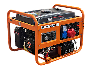 Генератор бензиновий трифазний з електростартером Bass Polska 5041 3.5 кВт 220V/380V