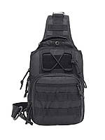 Тактична сумка через плече X-TACTICAL (чорна)