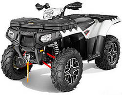 Квадроцикл Polaris Розмір шин і розбовтування