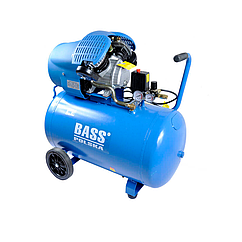 Компресор повітряний 120 л, двопоршневий Bass Polska 5745