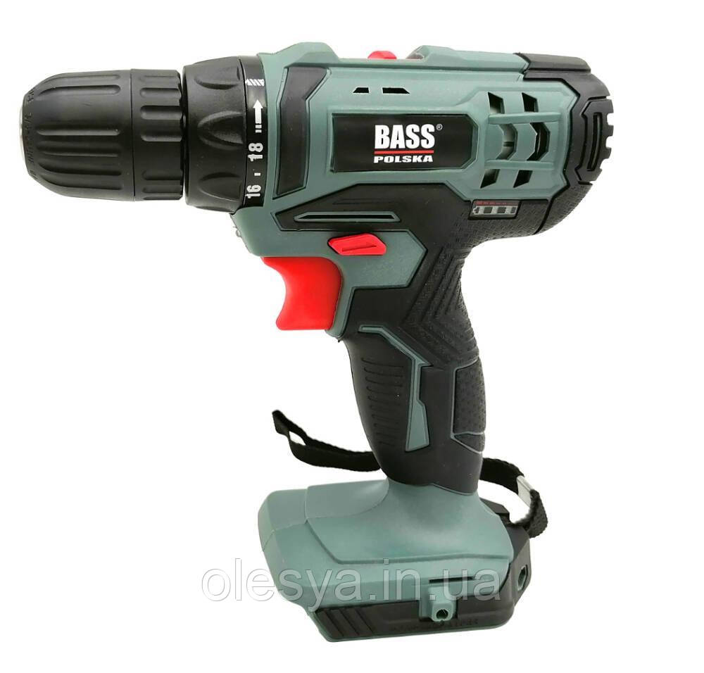 Акумуляторний дриль-шурупокрут 24 В, без акумулятора Bass Polska 5810, фото 1
