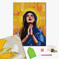 Алмазная мозаика "В молитве", "DBS1057", 40x50 см