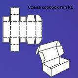 Самозбірна крафт коробка КС 100*80*45 мм, фото 5