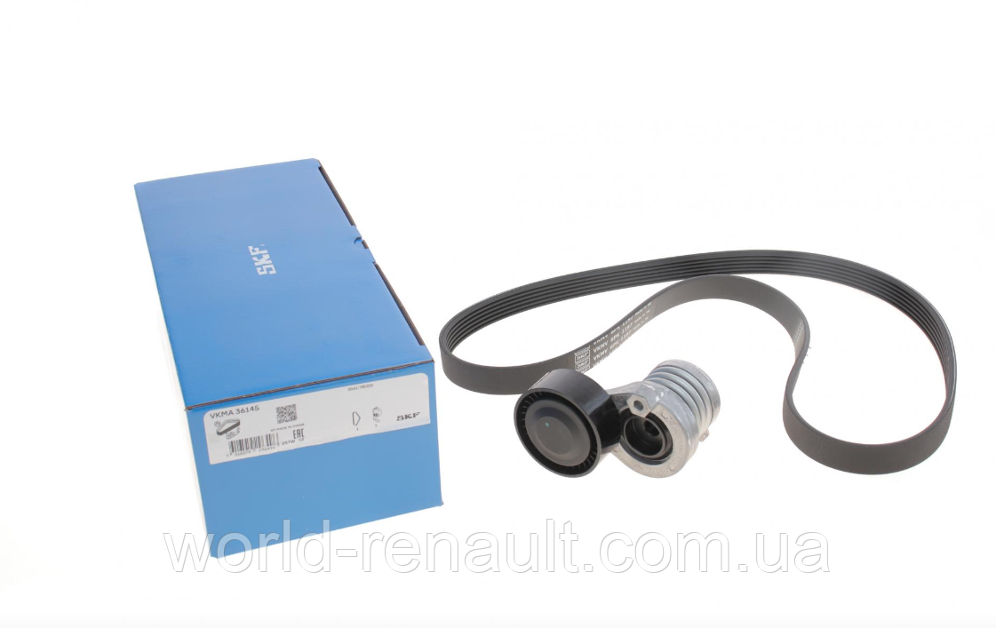 SKF VKMA 36145 — Комплект ременя генератора на Рено Меган 3, Рено Флюенс 1.5dci K9K 636 110 Л.С. FAP