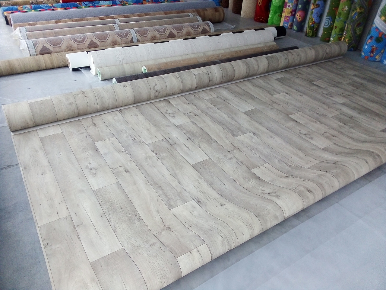 Лінолеум напівкомерційний 5 метрів ширина залишок 5х8,45, фото 1