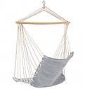 Підвісне крісло Гамак Garden line 60X120X130 см Сіре HAM3371, фото 5