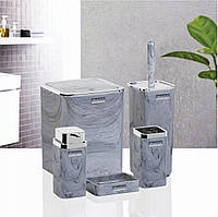 Набор аксессуаров для ванной комнаты из 5 шт квадратной формы Chomik OKY5140