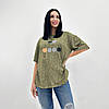 Жіноча футболка вільного крою "Do good" (Турція) оптом | Батал, фото 4