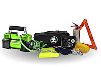 Набор автомобилиста с компрессором Elegant и логотипом на Skoda сумке.Набор техпомощи с компрессором