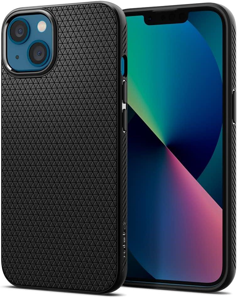 Чохол Spigen для iPhone 13 - Liquid Air, Matte Black (ACS03519)