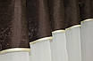 Кухонні штори (280х170см.) з ламбрекеном, на карниз 1-1,5м. Колір бежевий з коричневим. Код 084к 52-0746, фото 4