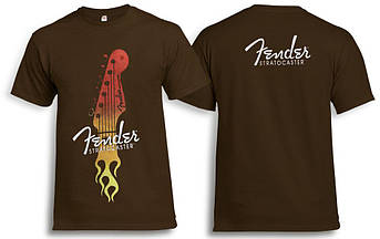 Футболка FENDER коричнева, фото 1
