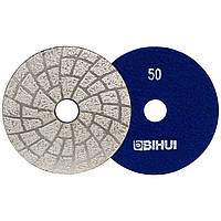 Алмазный гибкий шлифовальный круг BIHUI VACUUM на липучке №50 (DPV405)