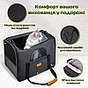 Сумка переноска для котів та собак 45х31х34 CosmoPet CP-50 Black, фото 8