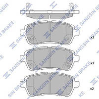 Колодки гальм FORD FIESTA VI, MAZDA 2 (08--) передн.