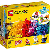 Конструктор LEGO Classic Прозорі кубики для творчості (11013)