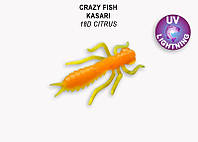 Силикон Crazy Fish личинка стрекозы (вкус кальмар+креветка) длина 2.7cm вес 0.5g