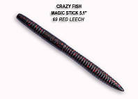 Силікон Crazy Fish хробак (смак кальмар) довжина 13cm вага 8.7g