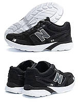 Мужские летние кроссовки сетка New Balance Black, мужские кеды текстильные черные. Мужская обувь