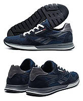 Мужские летние кроссовки сетка Reebok (Рибок) NS blue, туфли мужские, кеды синие, Летняя мужская обувь