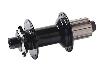 Втулка задн. Novatec D952SB-SL-X12, під диск 6 болтів, 142x12мм, чорна (ОЕМ, без пакування)