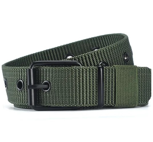 Спортивний універсальний чоловічий пояс ремінь 120 см, Army green