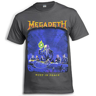 Футболка MEGADETH Rust In Peace графітова, фото 3